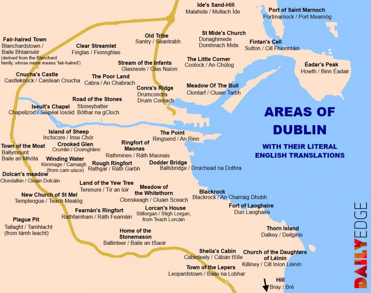 map of Dublin suburbs