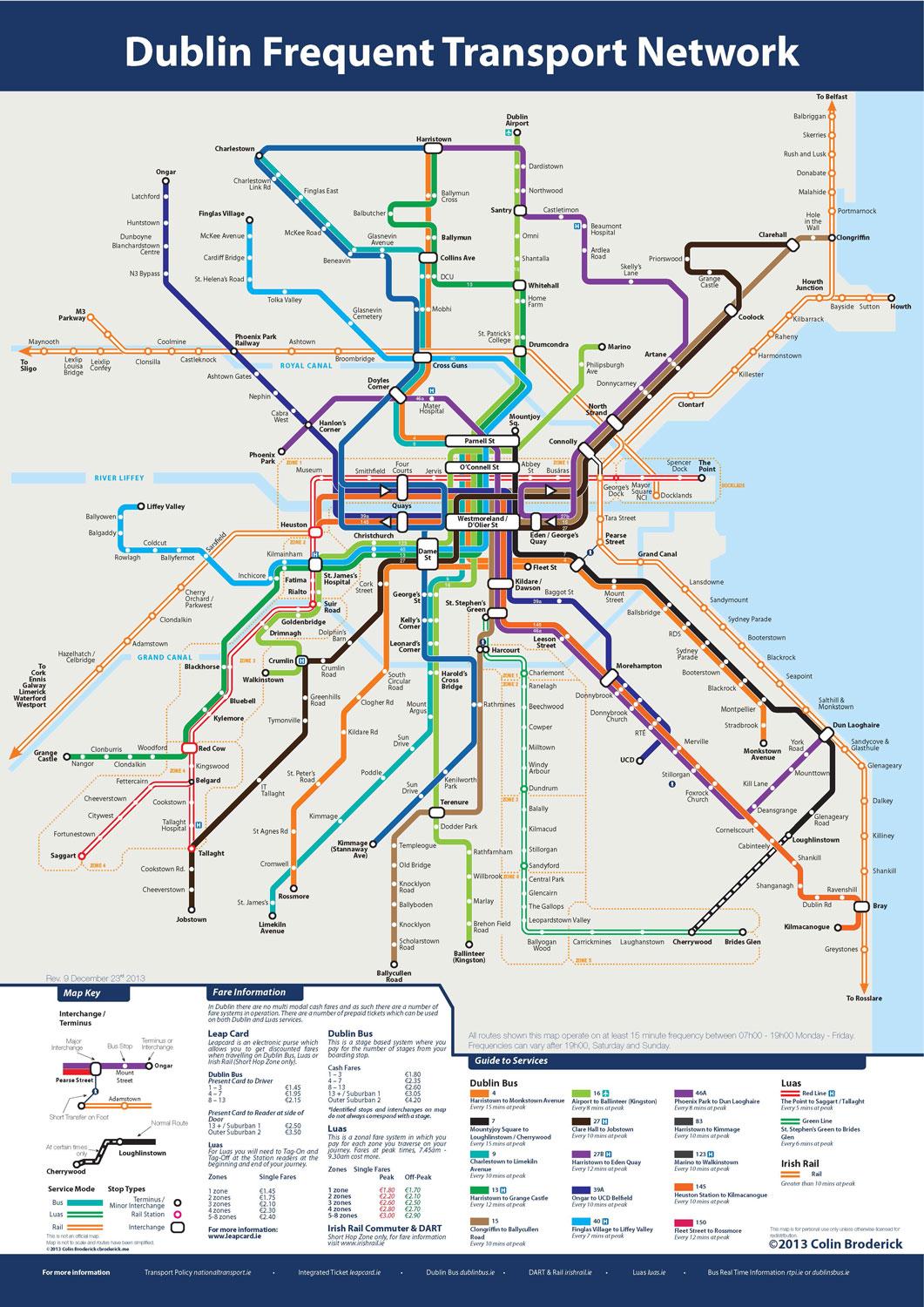 dublin bus route map - dublin bus route planner