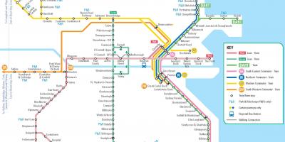 Metro Dublin map